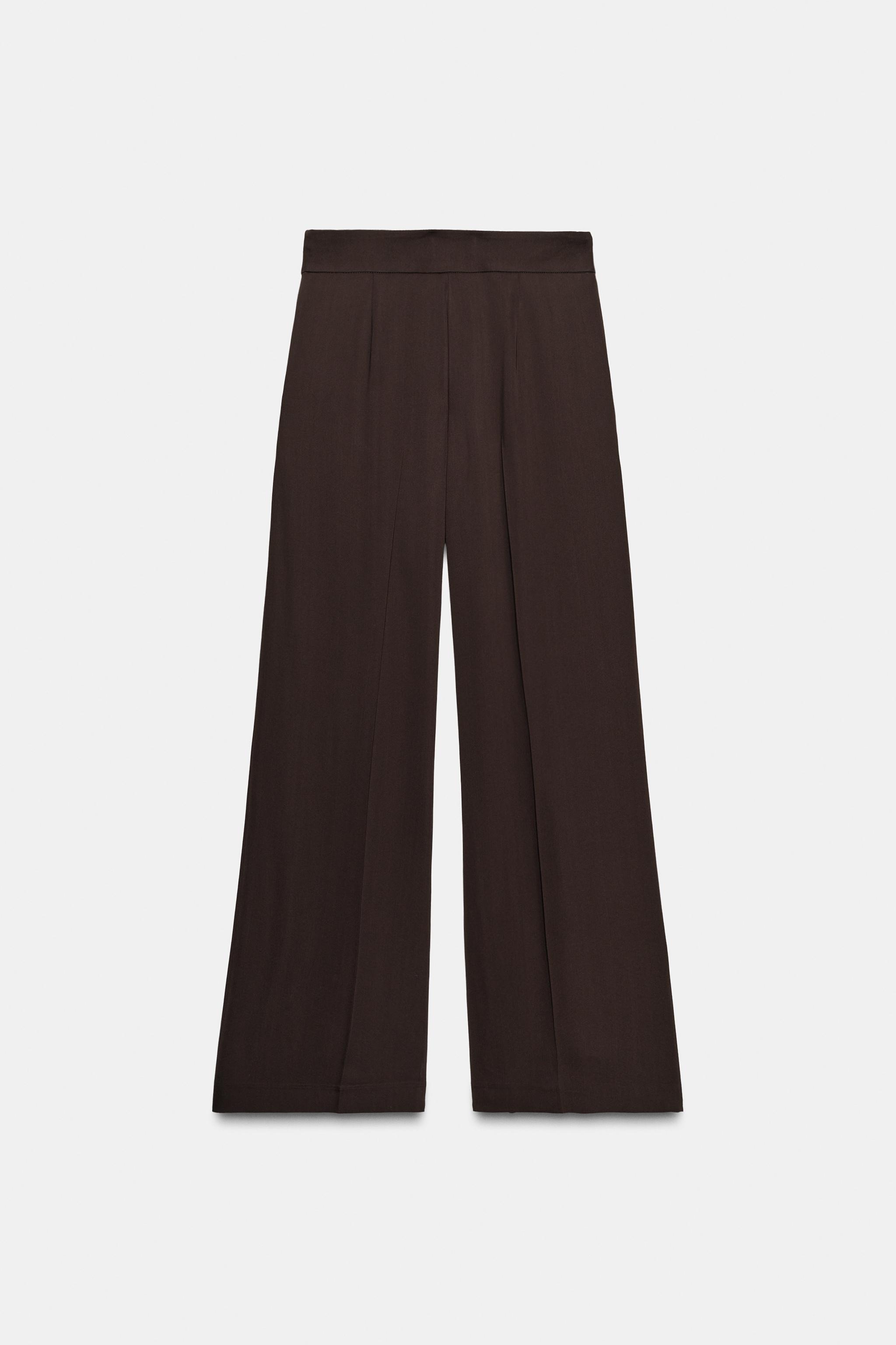 FLOWY PANTS WITH DARTS ZW COLLECTION